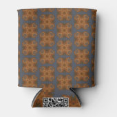 Symmetrical Line Drawing With Earth Tone Colors 缶クーラー (正面)