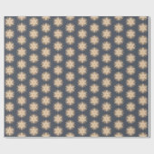 Symmetrical Line Drawing With Earthy Brown Colors ラッピングペーパー (フラット)