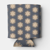 Symmetrical Line Drawing With Earthy Brown Colors 缶クーラー (裏面)