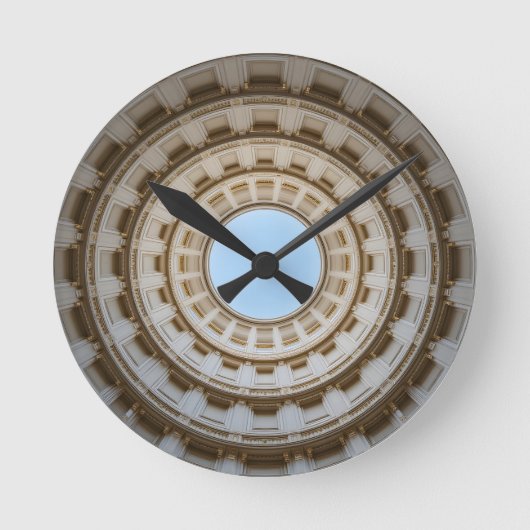 Symmetrical Worm's-Eye View of a Grand Dome ラウンド壁時計 (正面)