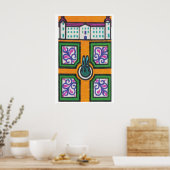 Symmetrican Gardens - Matchbox Print - Aesthetic ポスター (キッチン)