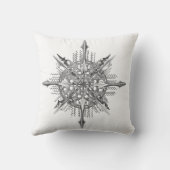 Symmetry by Ernst Haeckel クッション (裏面)