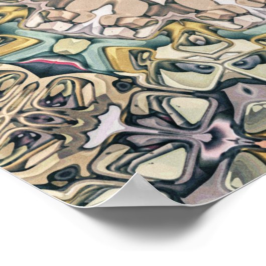 Symmetry of Shapes ポスター (角)