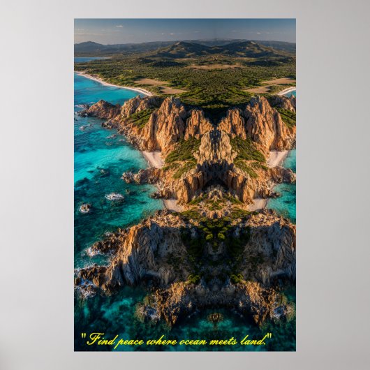 Symmetry of the Sea and Land ポスター (正面)