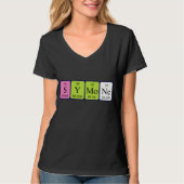 Symone periodic table name shirt tシャツ (正面)