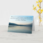 sympathy湖 カード (黄色い花)