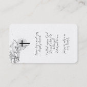 Sympathy Card コーリングカード (裏面)