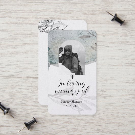 Sympathy Card コーリングカード (正面/裏面インサイチュ)