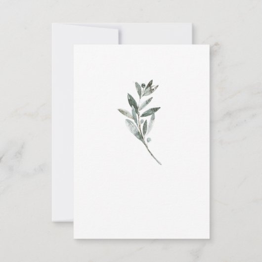 Sympathy Card ノートカード (裏面)