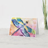 Sympathy Card Featuring a Dragonfly カード (正面)