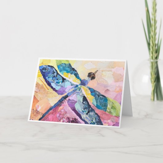 Sympathy Card Featuring a Dragonfly カード (正面)