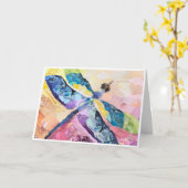 Sympathy Card Featuring a Dragonfly カード (黄色い花)