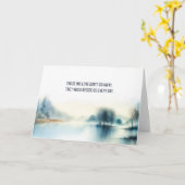 Sympathy Card "Those we love don't go away" カード (黄色い花)