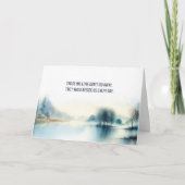 Sympathy Card "Those we love don't go away" カード (正面)