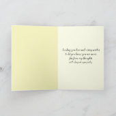 Sympathy Door with Sunshine  カード (内部)