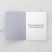 Sympathy Lake Dock with Canada Geese カード (内部)