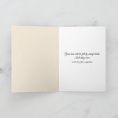 Sympathy Lily of the Valley  カード (内部)