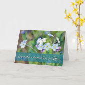 Sympathy on the Passing of Your Mom - Card カード (黄色い花)