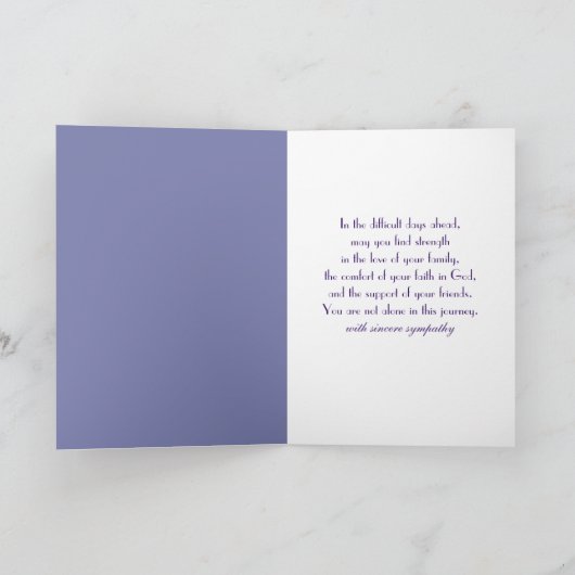 Sympathy Purple Russian カード (内部)