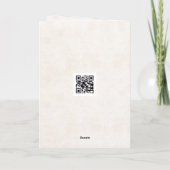 Sympathy White Tulips on American Flag  カード (裏面)