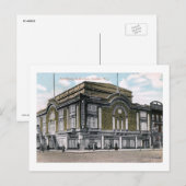 Symphony Auditorium, Newark NJ 1915ヴィンテージ ポストカード (正面/裏面)
