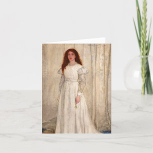 Symphony in White, No.1, The White Girl, 1862 サンキューカード