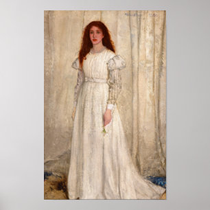 Symphony in White, No.1, The White Girl, 1862 ポスター