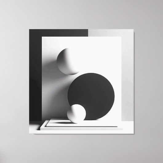 Symphony of Centered Shadows キャンバスプリント (正面)