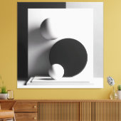 Symphony of Centered Shadows キャンバスプリント (インサイチュ (リビング))