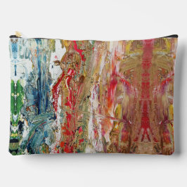 Symphony of Chaos -抽象芸術実在アーティストのパレット アクセサリーポーチ