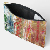 Symphony of Chaos -抽象芸術実在アーティストのパレット アクセサリーポーチ (見開き)