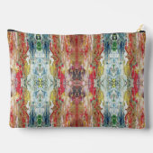 Symphony of Chaos -抽象芸術実在アーティストのパレット アクセサリーポーチ (裏面)