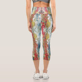 Symphony of Chaos -抽象芸術実在アーティストのパレット カプリレギンス (裏面)