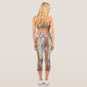 Symphony of Chaos -抽象芸術実在アーティストのパレット カプリレギンス (裏面)