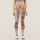 Symphony of Chaos -抽象芸術実在アーティストのパレット カプリレギンス (正面)