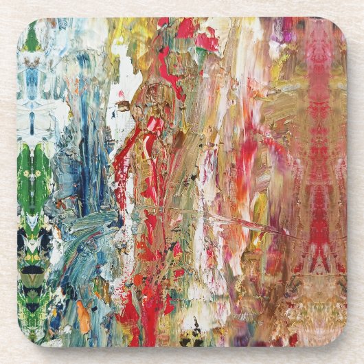 Symphony of Chaos -抽象芸術実在アーティストのパレット コースター (正面)