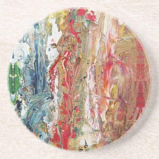 Symphony of Chaos -抽象芸術実在アーティストのパレット コースター (正面)