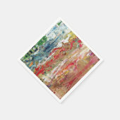 Symphony of Chaos -抽象芸術実在アーティストのパレット スタンダードカクテルナプキン (角)