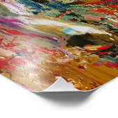 Symphony of Chaos -抽象芸術実在アーティストのパレット フォトプリント (角)