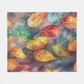 Symphony of Colors フリースブランケット (正面(横))