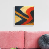 "Symphony of Currents" Kyoto Edo Abstract キャンバスプリント (インサイチュ (リビング))