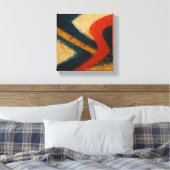 "Symphony of Currents" Kyoto Edo Abstract キャンバスプリント (インサイチュ (寝室))