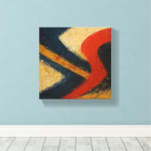 "Symphony of Currents" Kyoto Edo Abstract キャンバスプリント (インサイチュ (ウッドフロア))