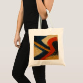 Symphony of Currents: Obama Hoze Festival Abstract トートバッグ (正面(商品))