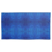 Symphony of deep blue shades M-size pattern 枕カバー (正面)