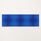 Symphony of deep blue shades pattern ヨガマット (裏面(横))