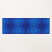 Symphony of deep blue shades pattern ヨガマット (正面(横))