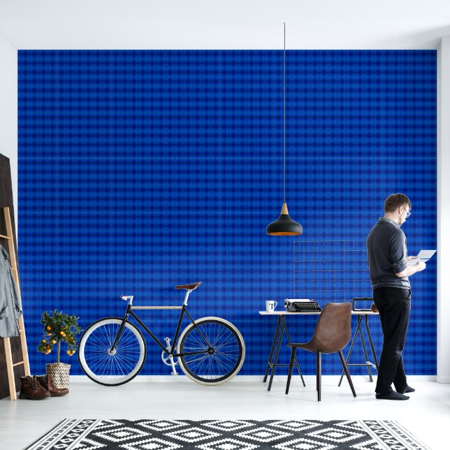 Symphony of deep blue shades XS-size pattern 壁紙 (リビング)