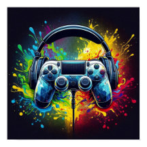 Symphony of Pixels & Sound: Vibrant Gaming Art