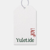 Symphony of Scarlet & Spruce: A Fusion Red & Green ギフトタグ (裏面)